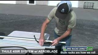 Thule 450R Rapid CrossRoad Roof Rack w AeroBlade Bars Video Install Review amp Demo [upl. by Mcgaw]