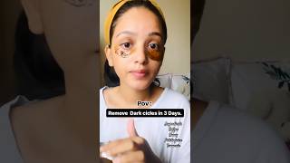 Remove your dark circles in 3 Daysskincare darkcircles beauty shorts trending viralvideo eye [upl. by Yeldah68]