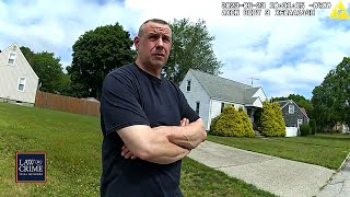 Bodycam Convicted Sex Offender Accused of Using Drone to Peep Inside Womans Bathroom [upl. by Johny]