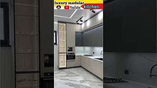 How to make madular kitchenluxury kitchen decoration 🥰 [upl. by Osicran]