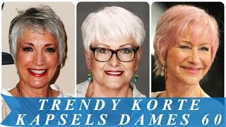 Trendy korte kapsels dames 60 [upl. by Novoj287]