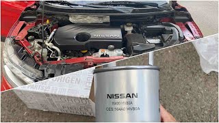 Nissan Qashqai J11 15 DCI 20182022 Diesel Fuel Filter replacement  removal in 15 steps [upl. by Myra799]