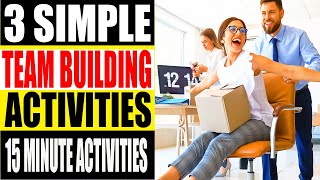 Three 15 Minute amp Simple Office TEAM BUILDING Games IDEAS FOR INPERSON TEAMS [upl. by Yekcin]