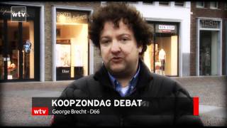 Woerden TV  George Brecht over koopzondag [upl. by Damales]