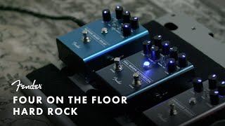 Four On The Floor Hard Rock  Effects Pedals  Fender [upl. by Nylauqcaj]