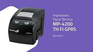 Impressora Fiscal Térmica MP4200 TH FI GPRS  Bematech  Lacração Grátis  ZIP Automação [upl. by Cj]