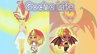 Gacha Life Equestria Girls MLP  Making DAYDREAM SHIMMER AND SUNSET SATAN in GACHA LIFE [upl. by Aiz]