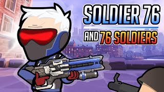 Soldier 76 and The 76 Soldiers  Overwatch Animation [upl. by Esemaj331]