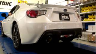 Milltek nonresonated catback exhaust on Subaru BRZ [upl. by Neron]