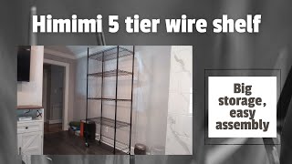 Himimi 5 tier wire shelf helps you store all the things [upl. by Eikcir212]