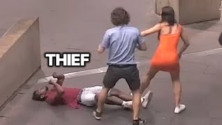 When Thieves In America Get Instant Karma [upl. by Annoerb]