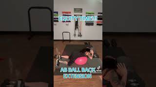 Ab Ball Back Extension [upl. by Ejrog]