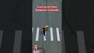 Crossing the Most Dangerous Crosswalk crosswalk short ttccartoons [upl. by Oiluarb]