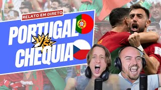 Portugal x Chéquia  Acompanhamento Especial em Direto [upl. by Fanya]