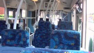 Newcastle bendy bus route X40 ride [upl. by Kitrak215]