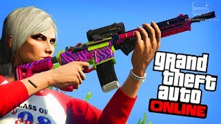 GTA Online Gunrunning  Mk II Weapons Customization amp Upgrades [upl. by Sedda]