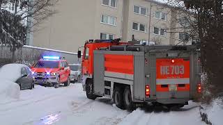 Fire in the roof in Jakomäki Helsinki 2016 [upl. by Aihsel731]