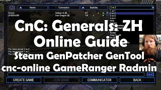 Command amp Conquer Generals Zero Hour online multiplayer guide  GenTool CNConline gameRanger Radmin [upl. by Enilaf]