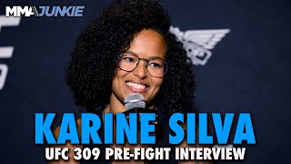 Karine Silva Says Shell Be Viewed as Title Contender After Beating Viviane Araujo  UFC 309 [upl. by Bobbe]