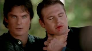 The Vampire Diaries 8x05  Tylers funeral Damon threatens to turn Matt into a vampire HD [upl. by Aeduj]