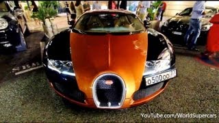 Bronze Bugatti Veyron  Start Up and Drive [upl. by Anilatak]