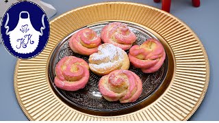 Rosenplätzchen aus Quarkteig – Schnell hübsch amp himmlisch lecker 🍥 [upl. by Griseldis379]