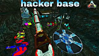 hacker base underwater raid op loot  Ark Mobile PvP  S12 EP3 [upl. by Natanoj]