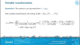 Florian Puchhammer – Hamiltonian Monte Carlo Applied to Inverse Problems in Imaging the Earth’s [upl. by Lennahs]