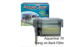 Aquaclear 70 Hang on Back Filter Review and Tips [upl. by Judenberg770]