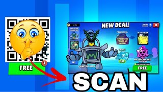 SCAN QR CODE POUR AVOIR UN SKIN GRATUIT sur BRAWL STARS [upl. by Heinrick]