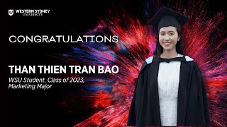 WSU GRADUATION 2023  SPECIAL INTERVIEW 4 THAN THIEN TRAN BAO [upl. by Ahsak]