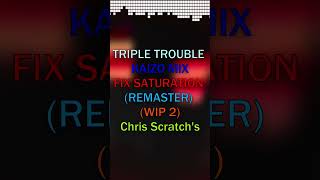 Triple Trouble Kaizo FIX SATURATION Remaster WIP 2 Xeno Section 1 fnf tripletrouble exe [upl. by Ralina]