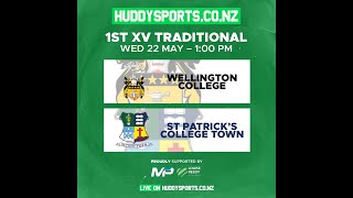 1st XV Traditional Wellington College vs St Patricks College Wellington [upl. by Yrokcaz469]