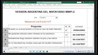 CUESTIONARIO DEL MMPI2 PARTE 1 Clase del 5 de febrero [upl. by Leahcimsemaj]