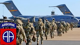 US Army Paratroopers of the 82nd Airborne Division During Combat Exercises [upl. by Crosby]