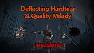 Deflecting Hardtear Quality build invasions w Milady  Elden Ring Shadow of the Erdtree DLC [upl. by Combe179]