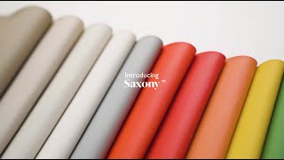 Presenting Saxony New Ecosense coated fabric by Spradling USA [upl. by Iderf]