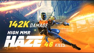 High damage  Insane comeback  Haze Gameplay  Deadlock [upl. by Atnuahc]