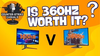 Are 360hz monitors worth it for a casual counterstriker [upl. by Cleave235]