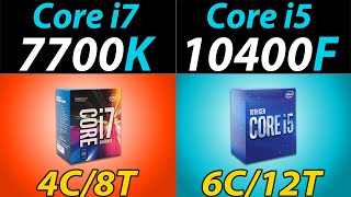 i77700K vs i510400F  How Much Performance Difference [upl. by Eimma327]