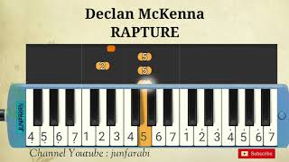 Declan McKenna  RAPTURE  melodica lessons [upl. by Puri]