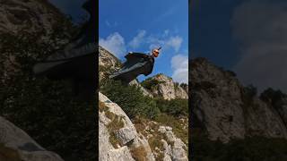 Wingsuit Base extremesports wingsuit basejump sky [upl. by Rambort]