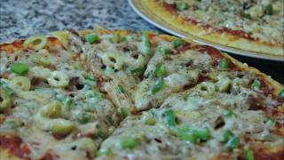 Recette de Pizza sans four  بيتزا بدون فرن سهلة وسريعة [upl. by Eelirak]