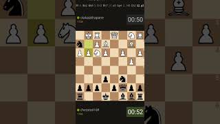 22 move checkmatevant kruijs opening damianos rook matechessted [upl. by Itnahs]