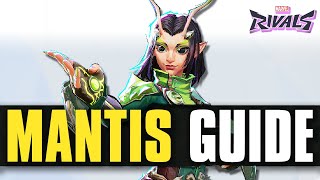 Marvel Rivals  Mantis Guide  Real Matches Skills Abilities Tips [upl. by Anoo]