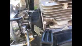 Gas scooter rebuild 2949cc goped type part 2 running [upl. by Ysdnil888]