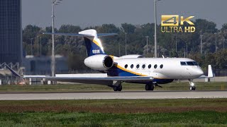 Gulfstream G600 from the Whirlpool Corp N1911W arrival at Munich Airport MUC EDDM [upl. by Aiam704]