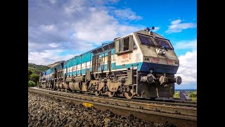 Departure And Arrival Trains  WAP7  WAG9  WAG7  SravanTeluguTraveller [upl. by Etnwahs]