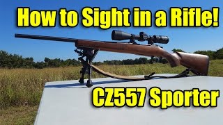 How to Sight in a Rifle Scope [upl. by Deuno]