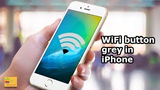 WiFi button greyed out in iPhone [upl. by Klement]